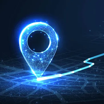 Location pin and telehealth path